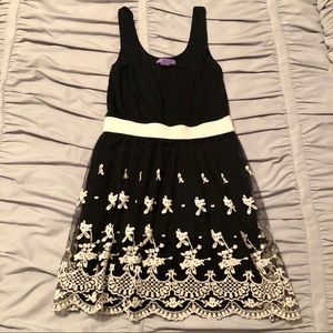 Black & Cream Sundress